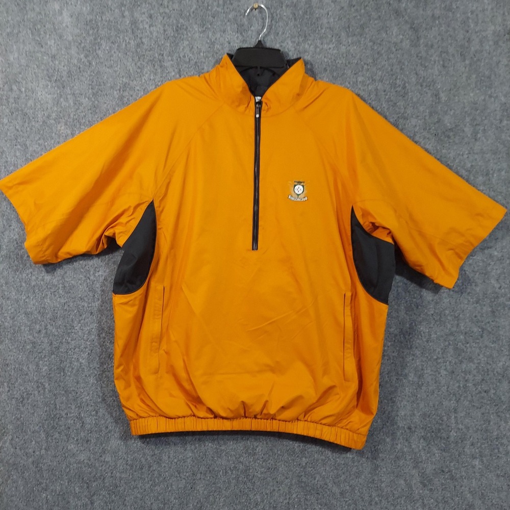 FootJoy DryJoys Pullover Jacket Mens Large Golf Windbreaker Concord CCC Raincoat
